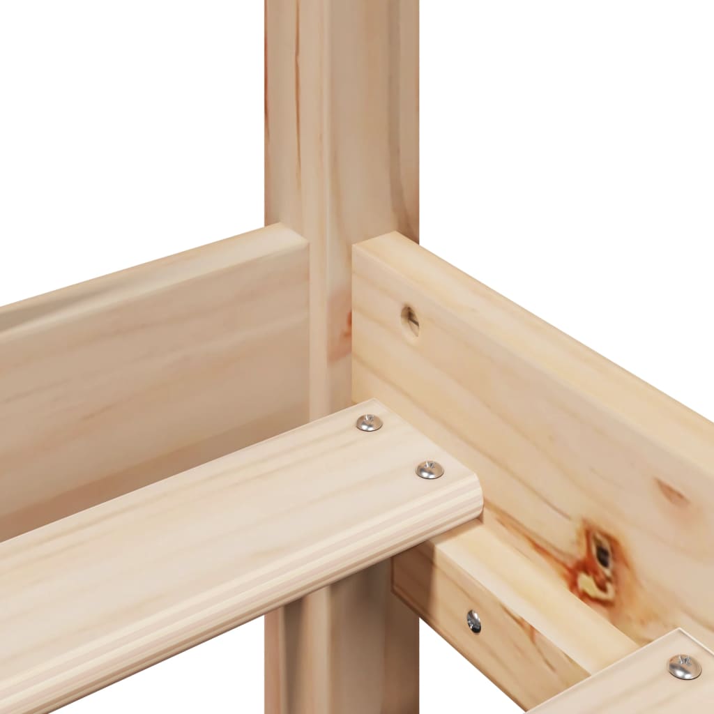 Rama łóżka bez materaca sosna stała - naturalny kolor, 150 x 200 cm - number 9.