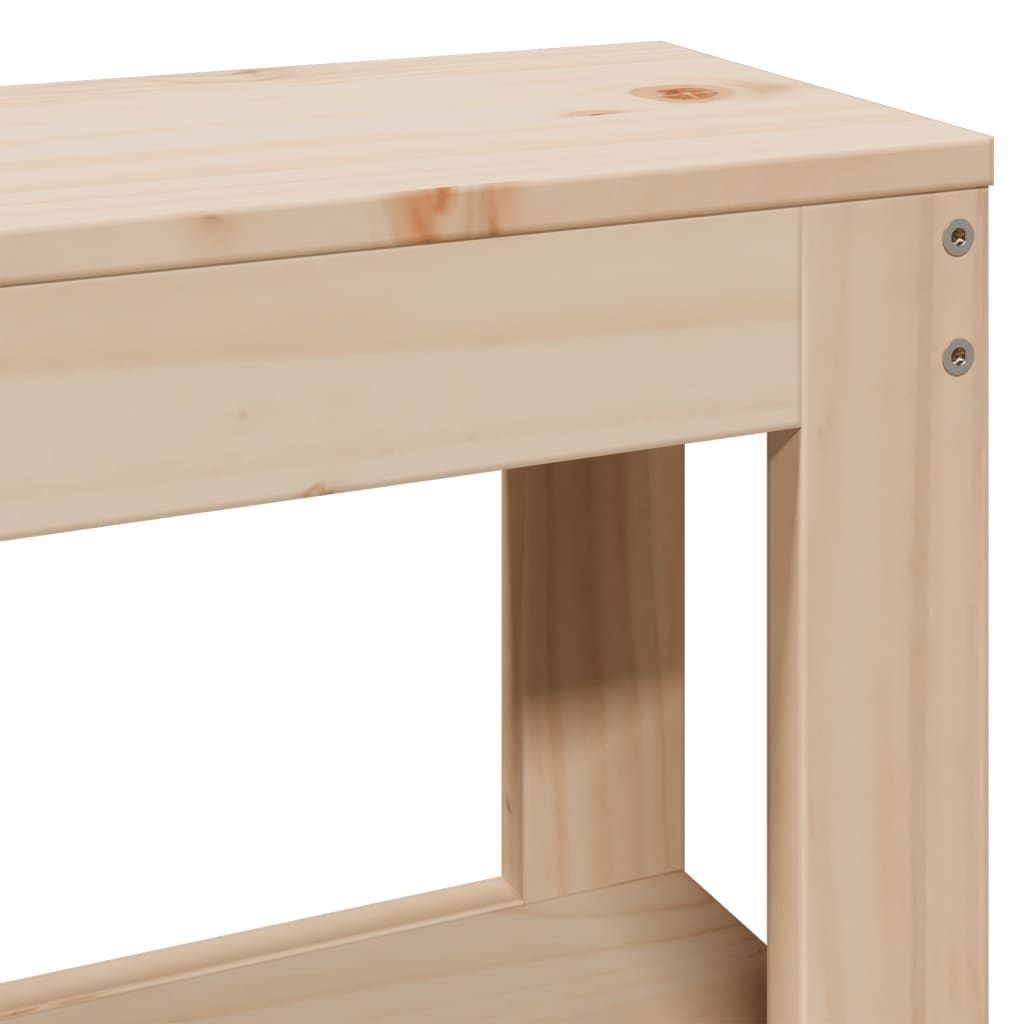 Rama łóżka bez materacy sosna stała - naturalny kolor, 90 x 200 cm - number 10.