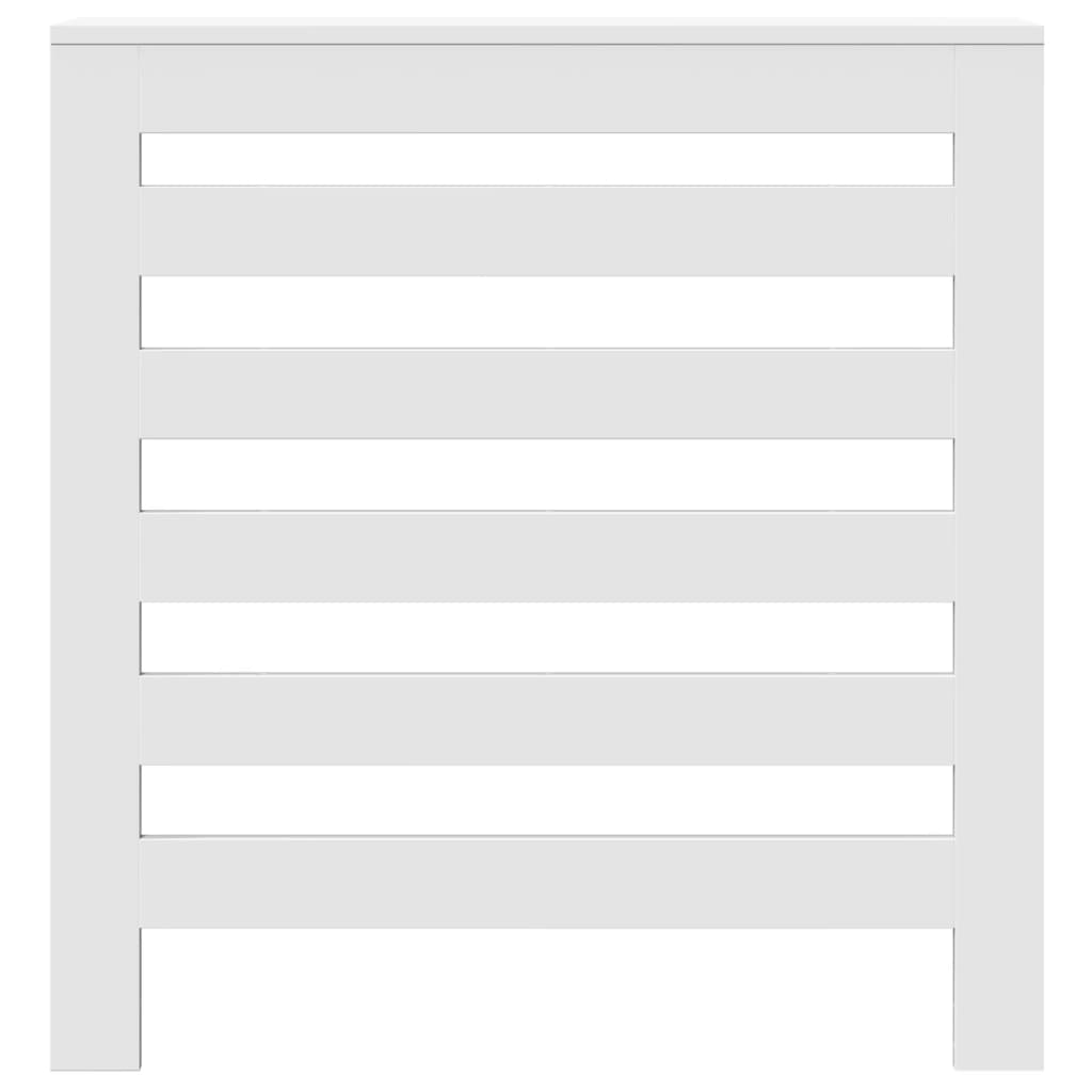 Radiatorskjuler konstrueret træ - hvid, 78 x 20 x 82 cm, 1, horisontale lameller - number 3.