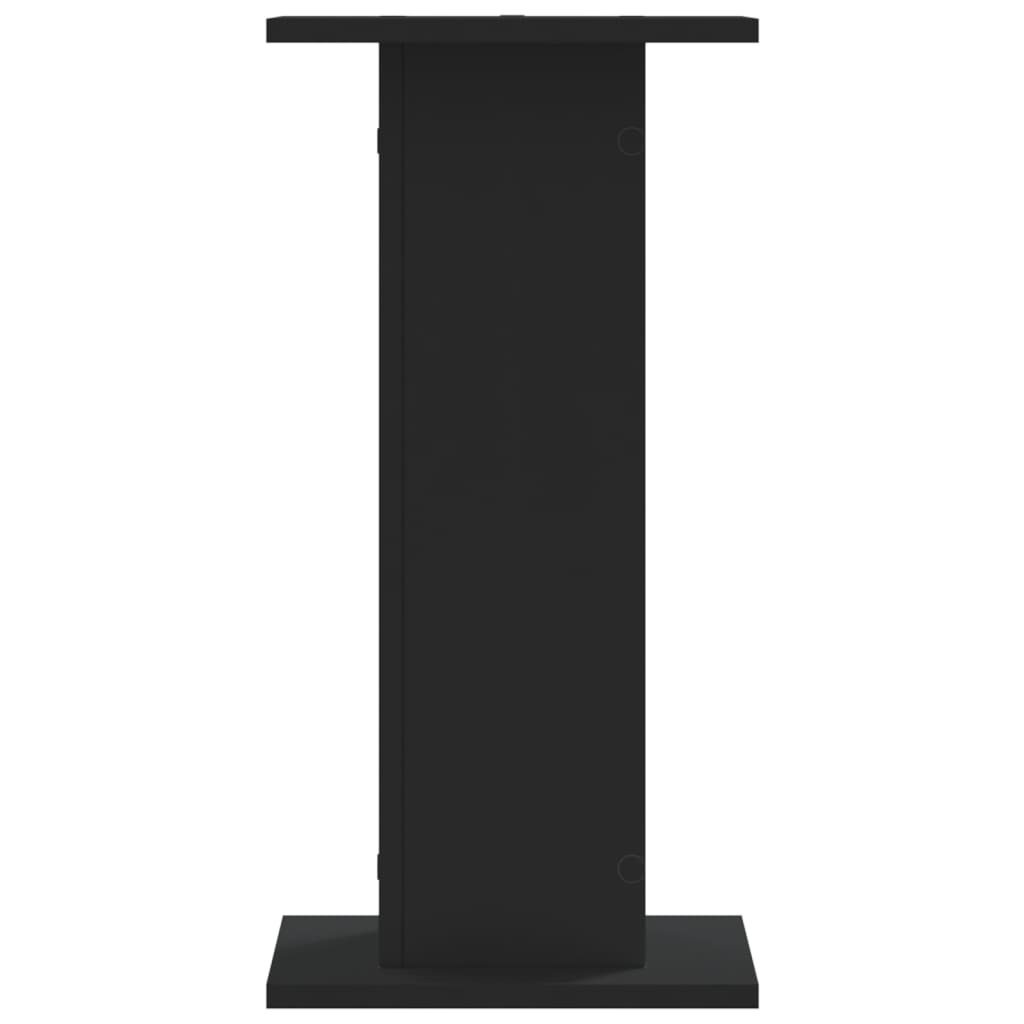 Službeni zvučnici 2 pcs. izgrađeno drvo - crno, 30 x 30 x 60 cm - number 4.