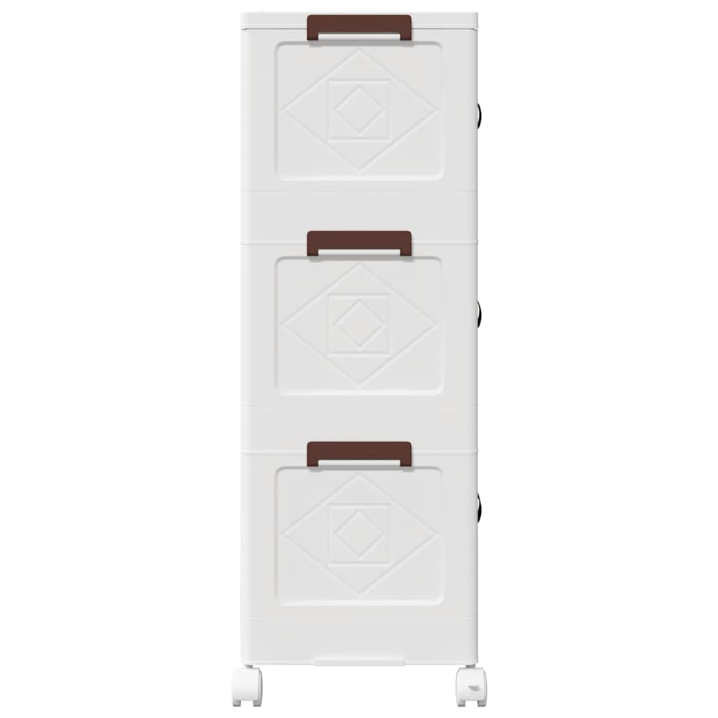 Stapelbar förvaringslåda med hjul 3-vånings 28 l - 48,5 x 29,5 x 86 cm, 1 - number 6.