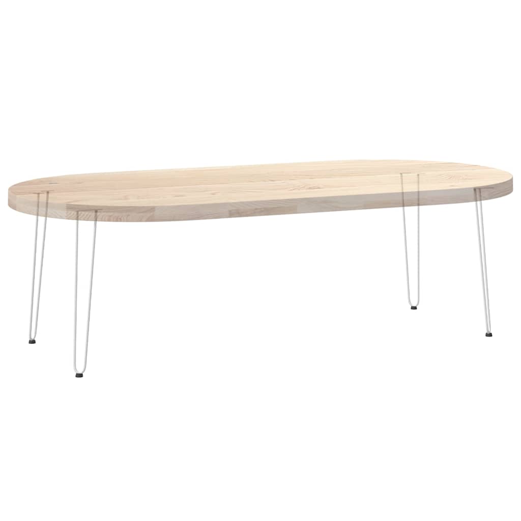 Hårnåle bordben 4 stk. massivt stål - hvid, 72 cm, 1, 2 rods - number 8.