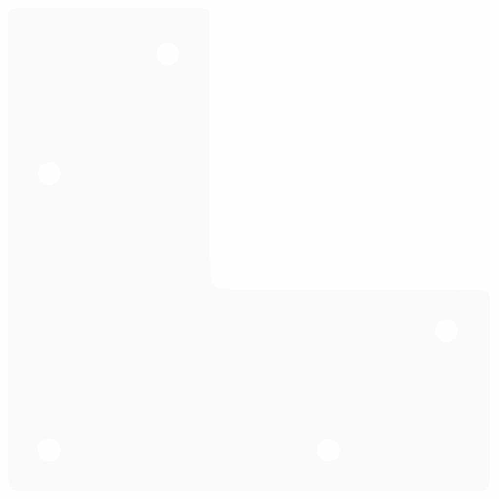 Hårnåle bordben 4 stk. massivt stål - hvid, 72 cm, 1, 2 rods - number 7.