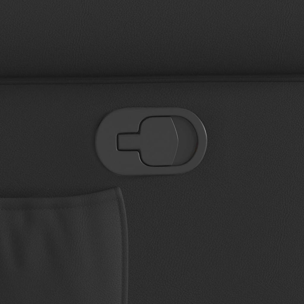 Podizanje stolica naslonila sjajna umjetna kože crna - number 10.