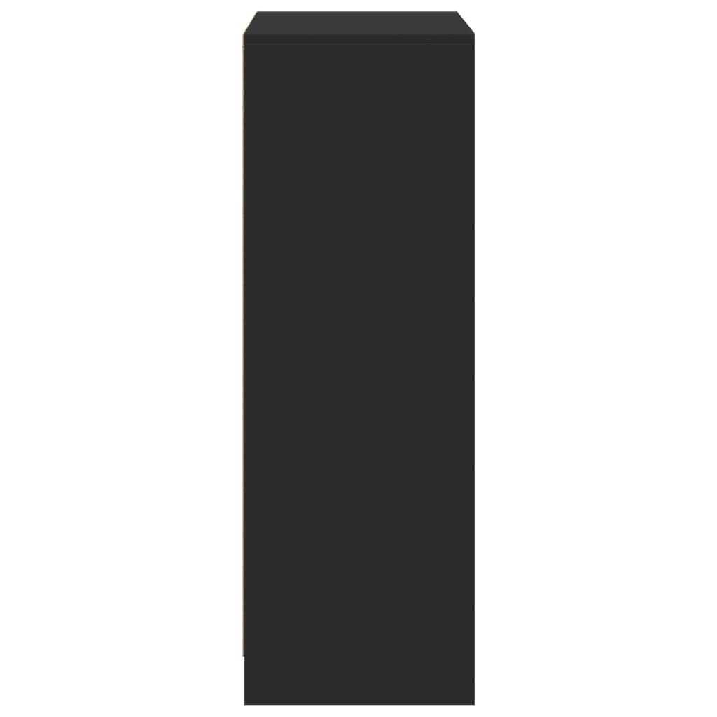 Reol med led 72x34x100 cm konstrueret træ - sort, 1, 72 cm - number 8.