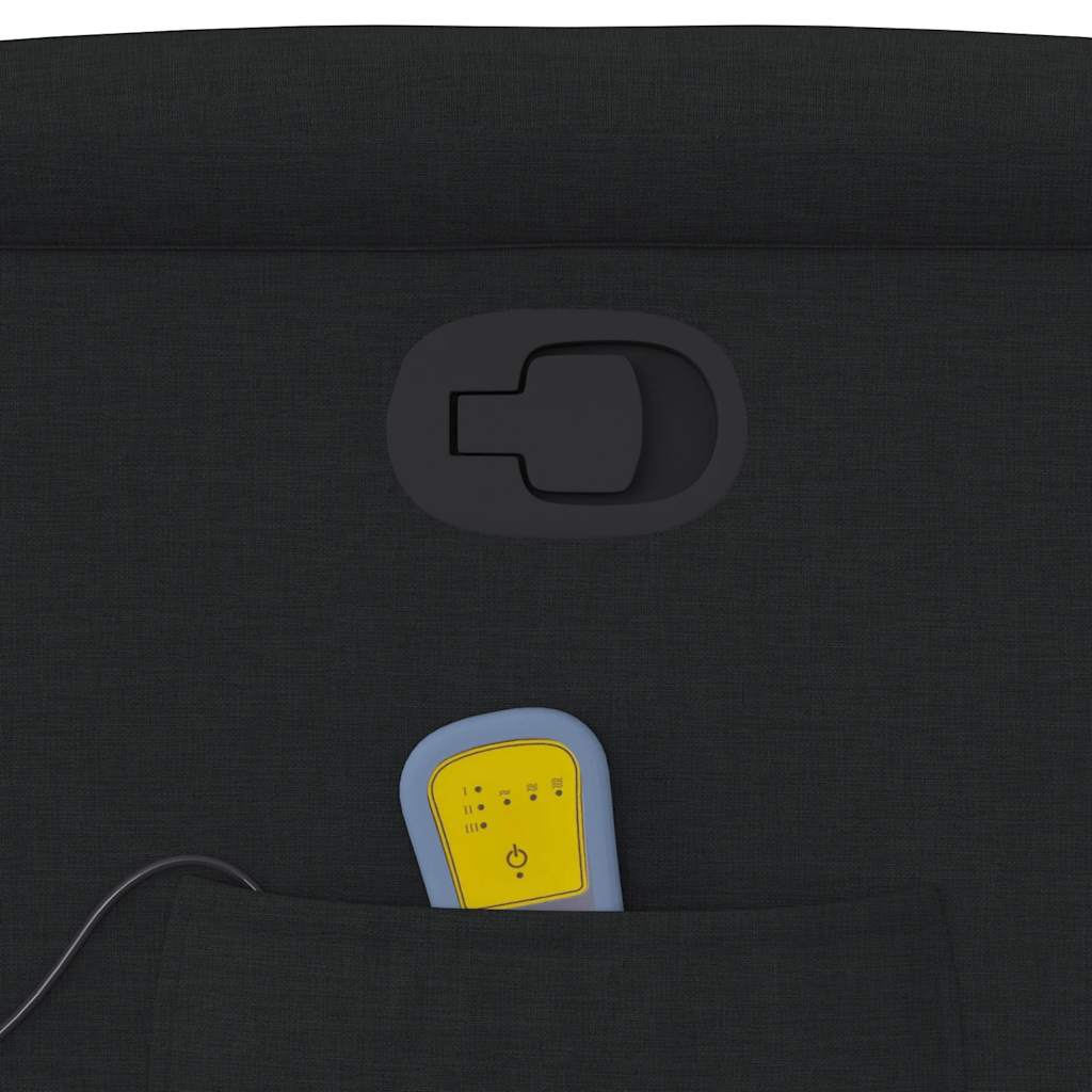 Løftestol med massage stof - sort, 1, manuel tilbagelæningsfunktion, ja - number 12.