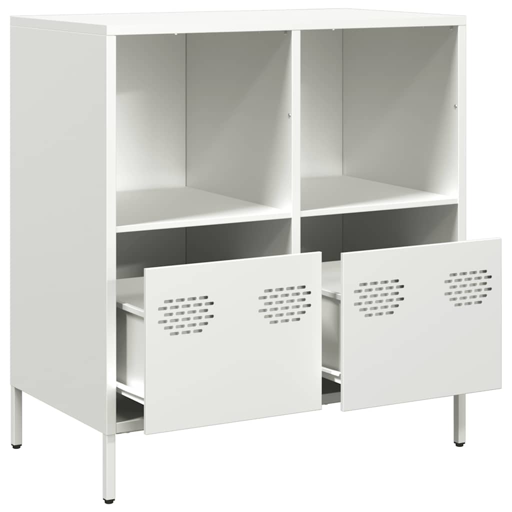 Skab 68x39x73,5 cm koldvalset stål - hvid, 1, 68 cm - number 5.