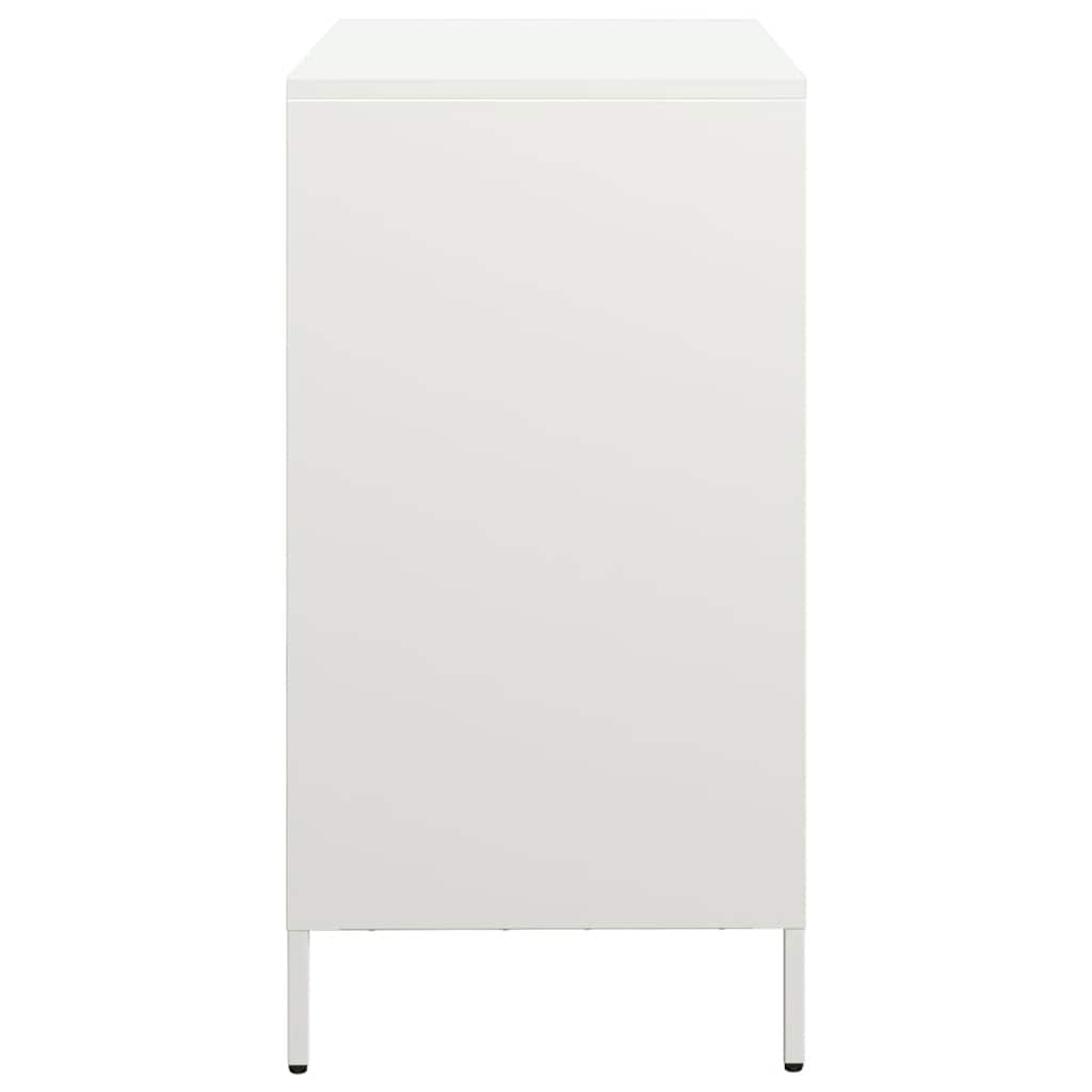 Skab 68x39x73,5 cm koldvalset stål - hvid, 1, 68 cm - number 6.