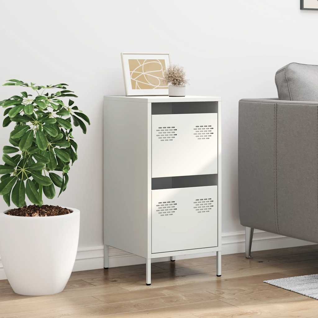 Skænk 35x39x73,5 cm koldvalset stål - hvid, 1 - number 3.