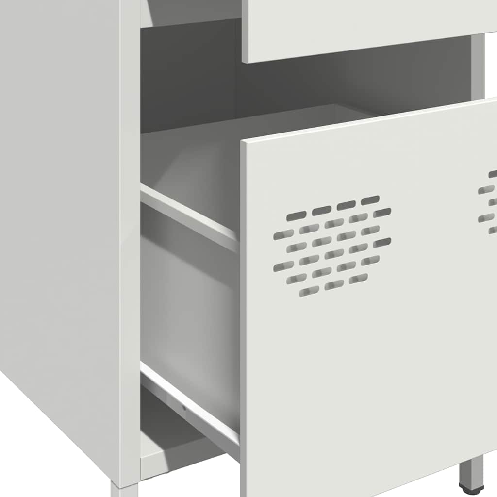 Skænk 35x39x73,5 cm koldvalset stål - hvid, 1 - number 9.