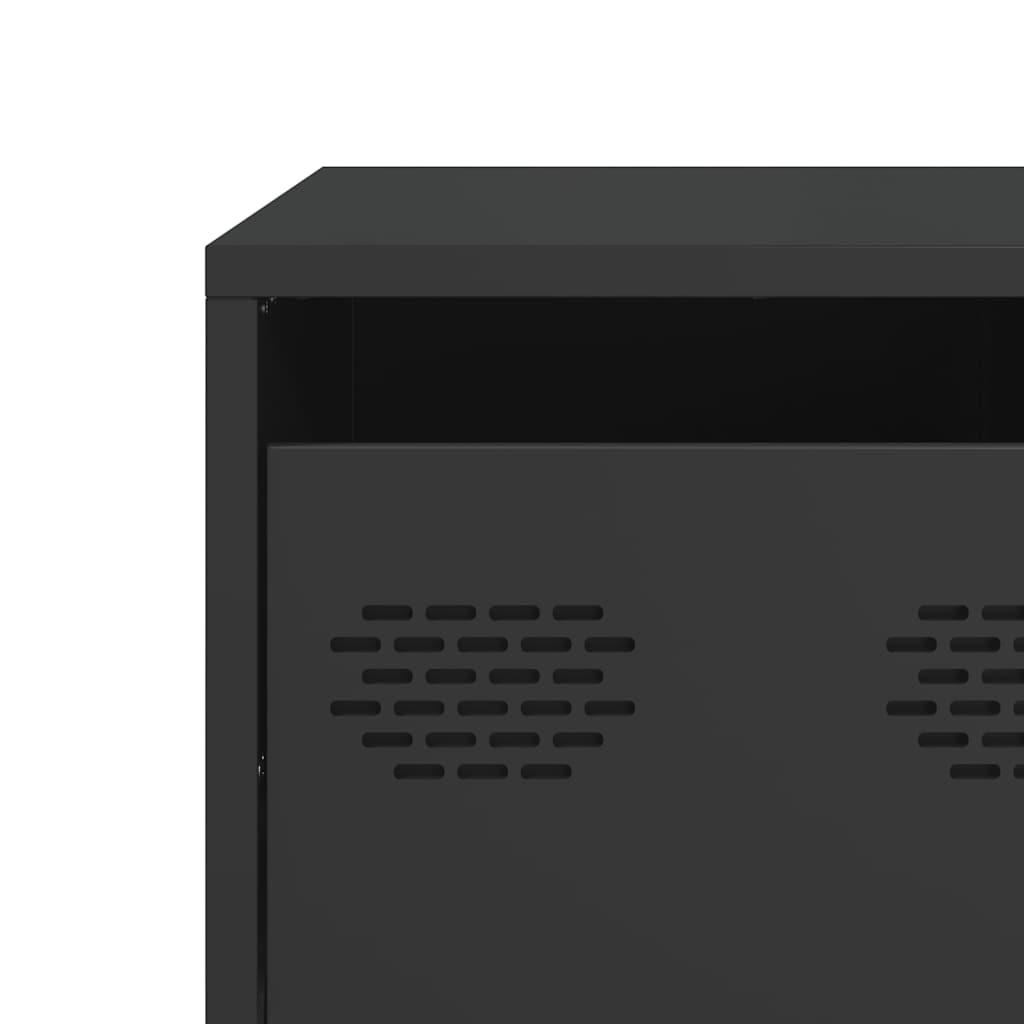 Sofabord 68,5x50x43,5 cm koldvalset stål - sort, 1-1 - number 12.