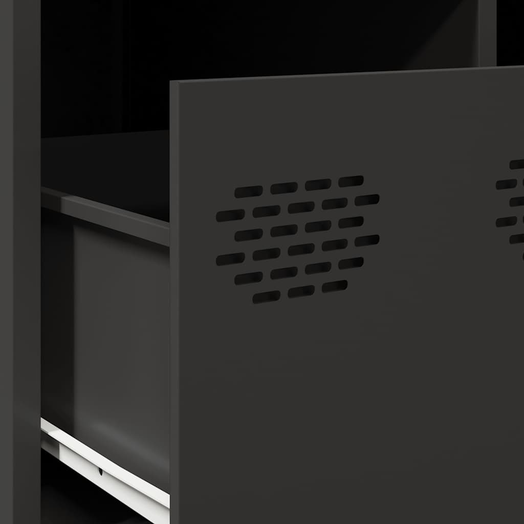 Sofabord 68,5x50x43,5 cm koldvalset stål - sort, 1-1 - number 11.