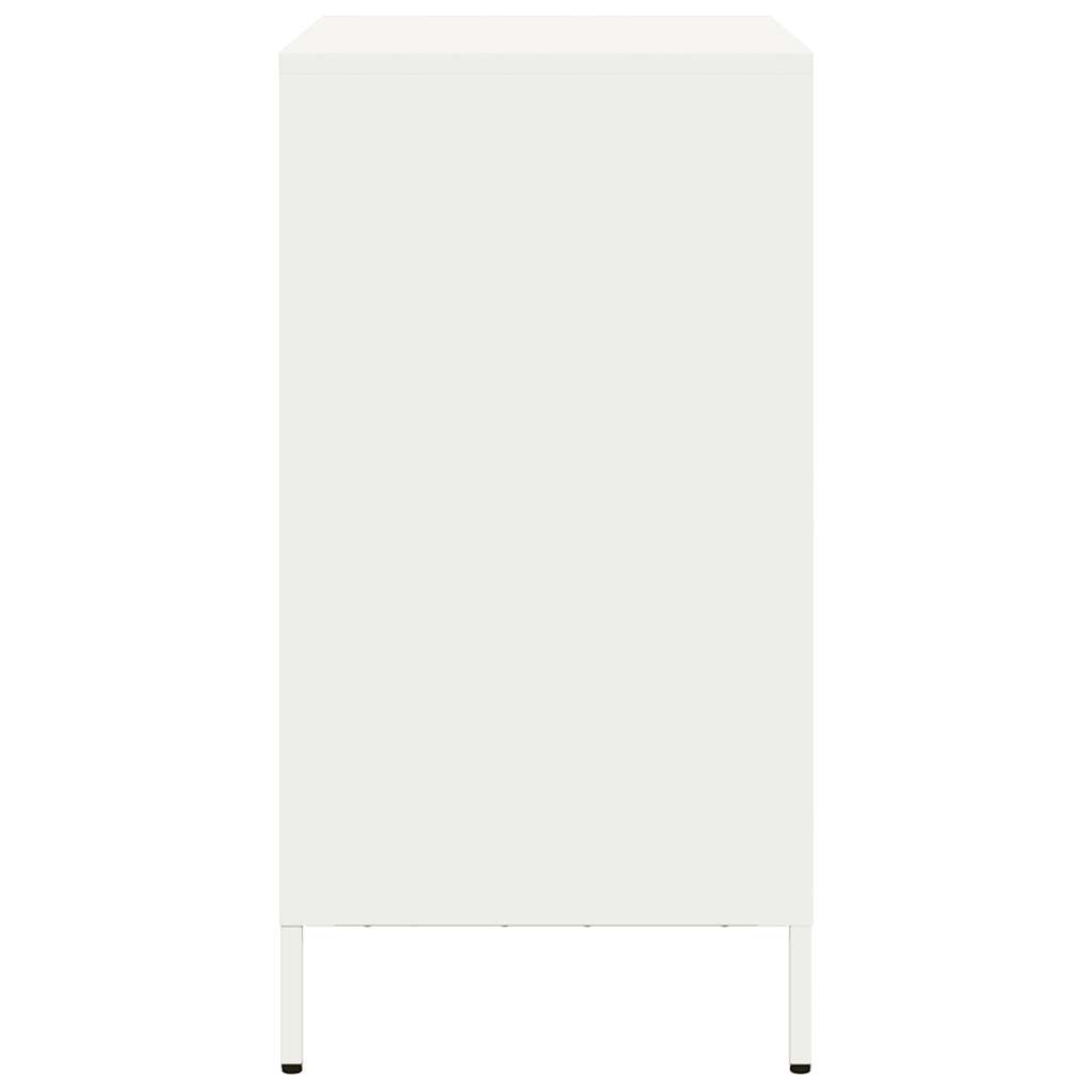 Skab 68x39x73,5 cm koldvalset stål - hvid, 1, 68 cm - number 6.