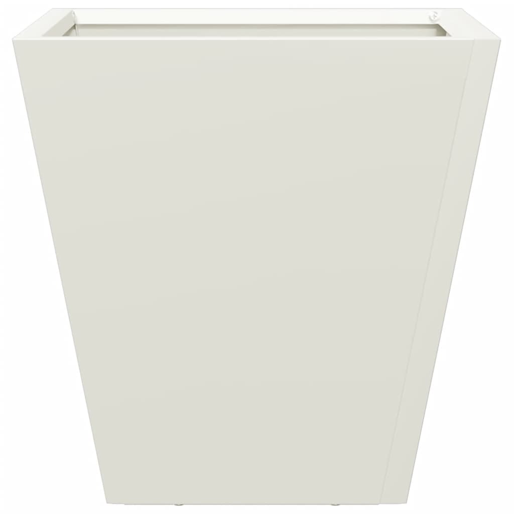 Planters pcs. steel white - steel/white, 30 x 30 x 30 cm, 2 - number 6.