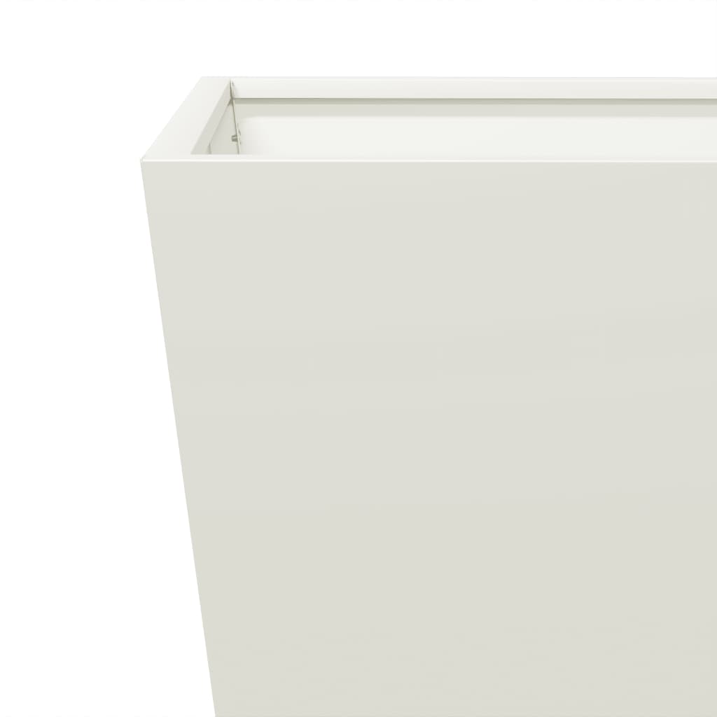 Planters pcs. steel white - steel/white, 30 x 30 x 30 cm, 2 - number 9.