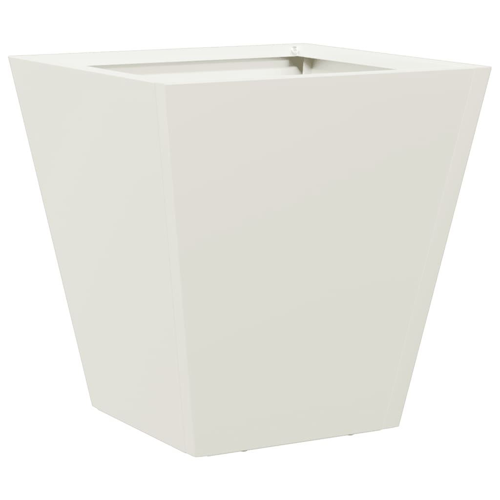 Planters pcs. steel white - steel/white, 30 x 30 x 30 cm, 2 - number 8.