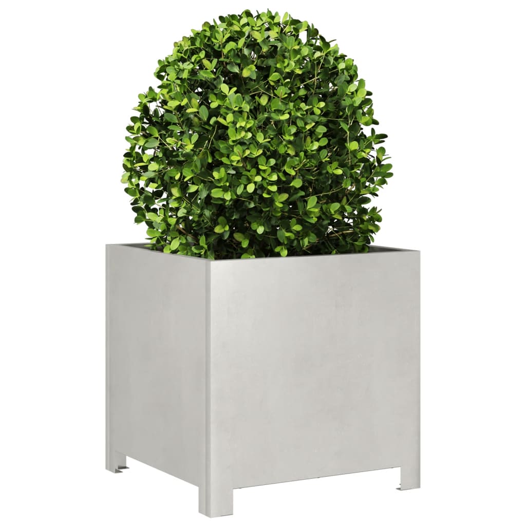 Plant pots pcs. stainless steel - stainless steel/light gray, 40 x 40 x 40 cm, 2 - number 4.
