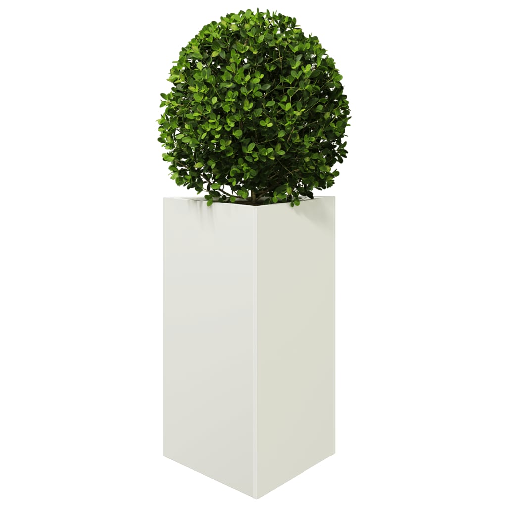 Plant jar triangular steel white - steel/white, 50 x 43 x 75 cm, 1 - number 3.