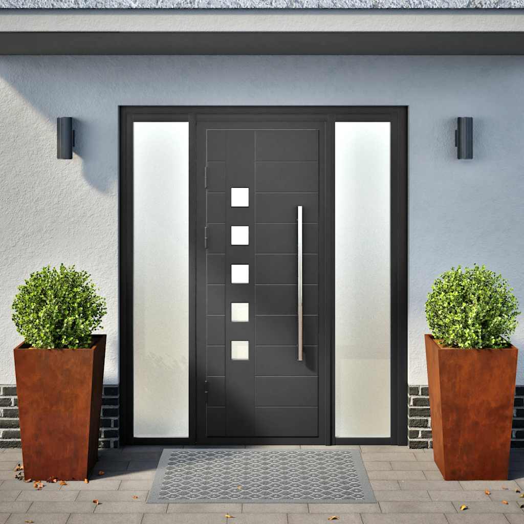 Garden pots pcs weathered steel - weathered steel/brown, 45 x 45 x 75 cm, 2 - number 3.