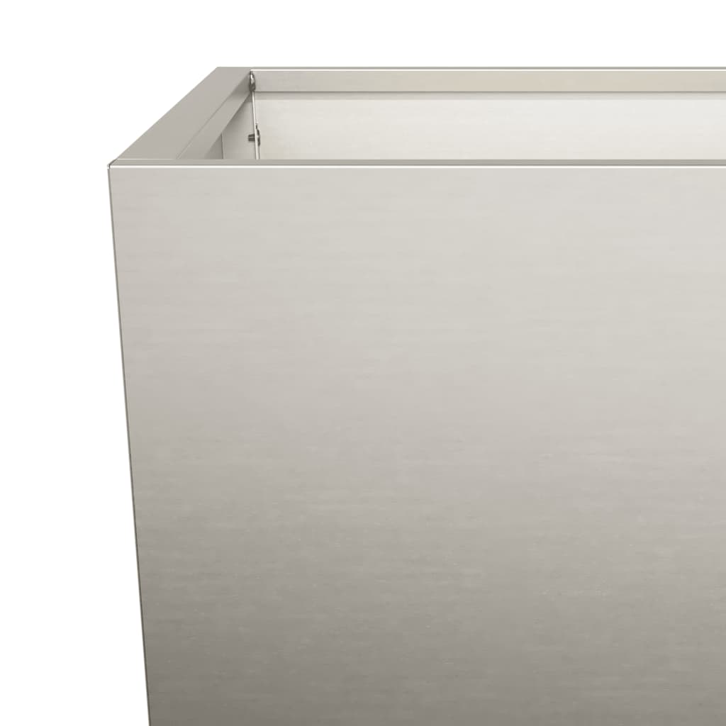 Garden pots pcs weathered steel - weathered steel/brown, 45 x 45 x 75 cm, 2 - number 12.