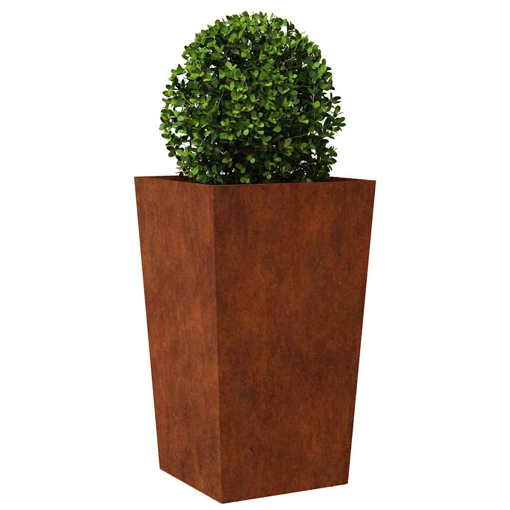 Havekrukke i vejrbestandigt stål - forvitret stål/brun, 45 x 45 x 75 cm, 1 - number 3.