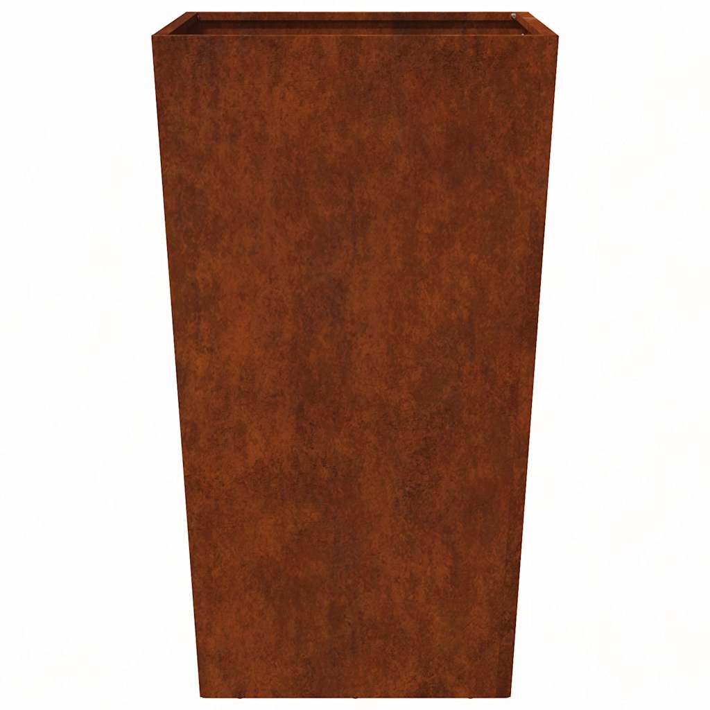 Havekrukke i vejrbestandigt stål - forvitret stål/brun, 45 x 45 x 75 cm, 1 - number 4.