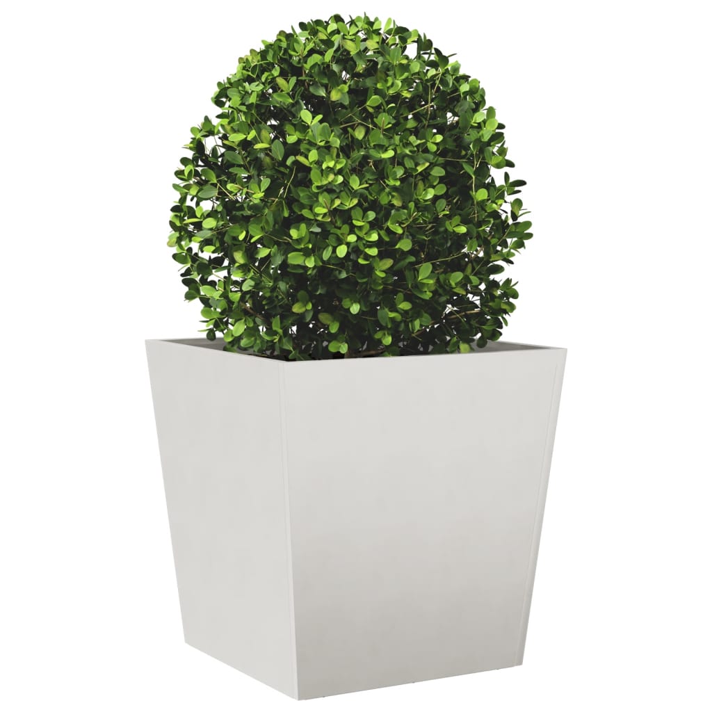 Stainless steel plant pot - stainless steel/light gray, 50 x 50 x 50 cm, 1 - number 3.