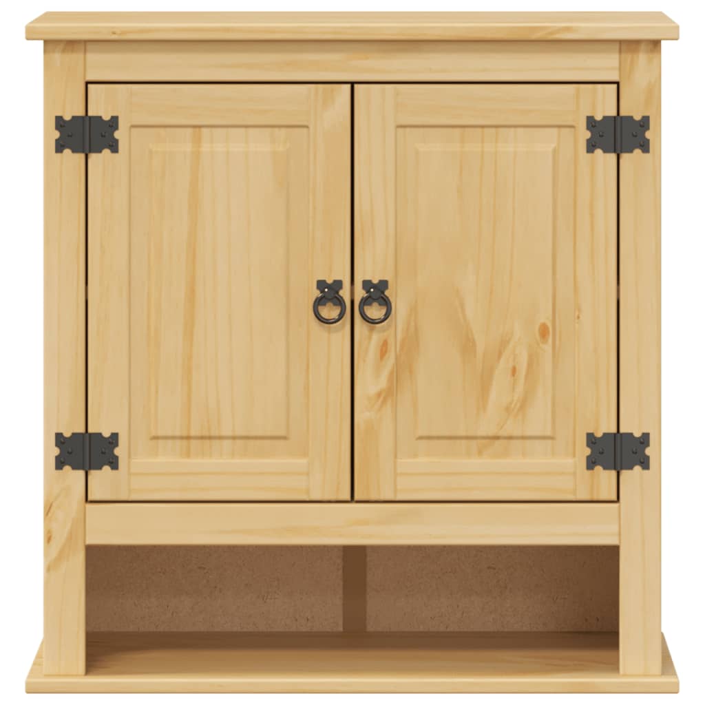 Armoire murale pour salle de bain corona 70x33x71,5 cm pin massif - number 5.