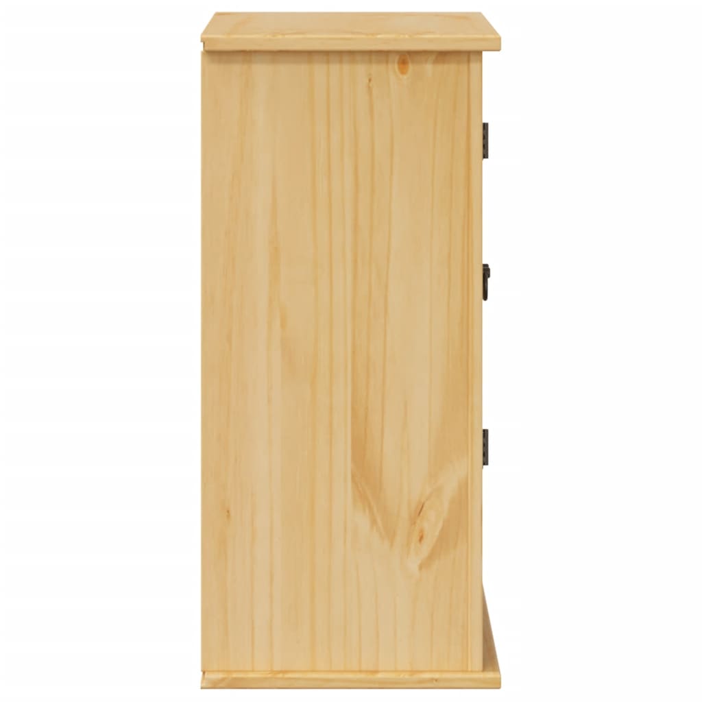 Armoire murale pour salle de bain corona 70x33x71,5 cm pin massif - number 6.