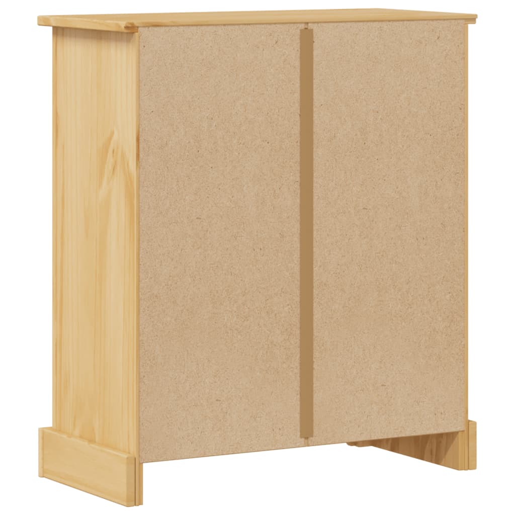 Baderomsskap corona 70x33x80 cm heltre furu - number 7.