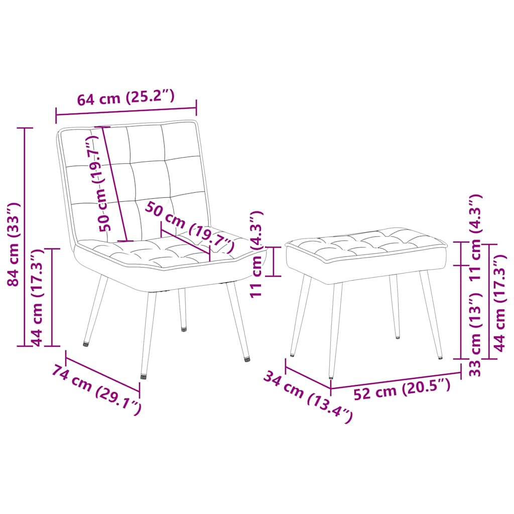 Fotel z podnóżkiem aksamit jasnoszary - number 11.
