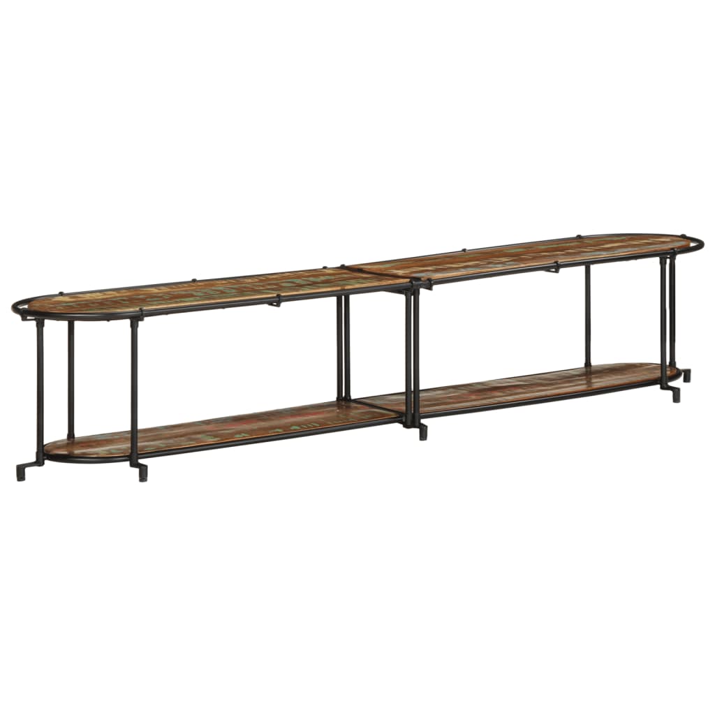 Tv stol puno reciklirano drvo - 200 x 42 x 40 cm, 1, puno reciklirano drvo - number 1.