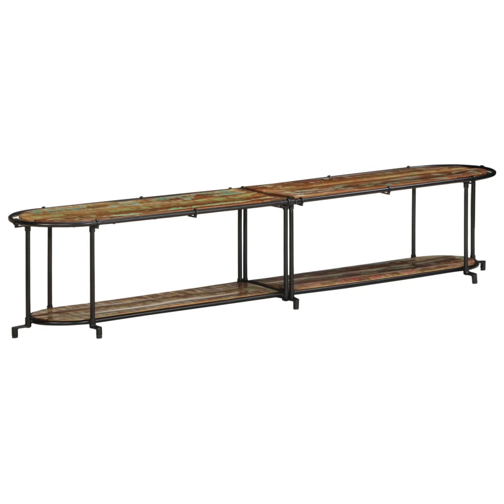 Tv stol puno reciklirano drvo - 200 x 42 x 40 cm, 1, puno reciklirano drvo - number 2.