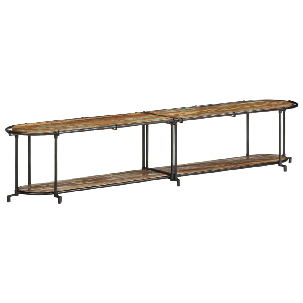 Tv stol puno reciklirano drvo - 200 x 42 x 40 cm, 1, puno reciklirano drvo - number 3.