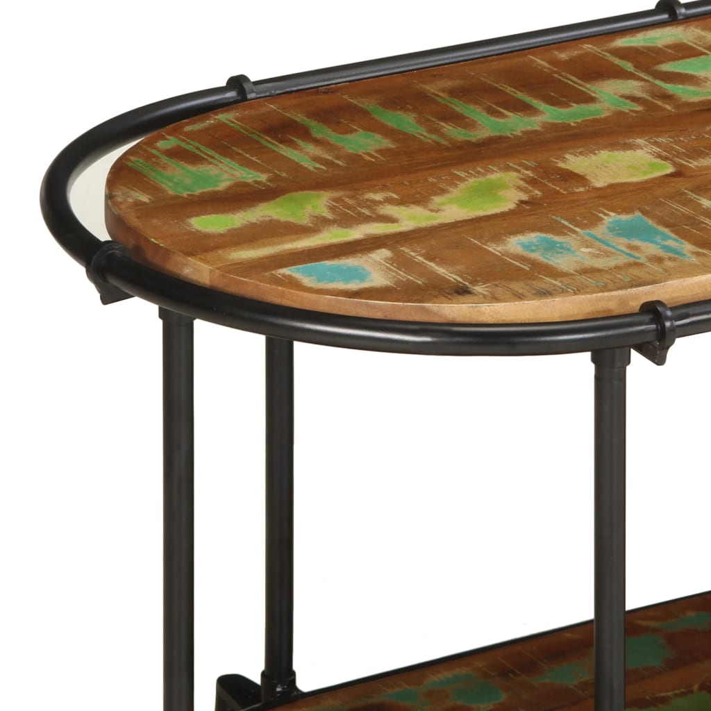 Tv stol puno reciklirano drvo - 200 x 42 x 40 cm, 1, puno reciklirano drvo - number 6.