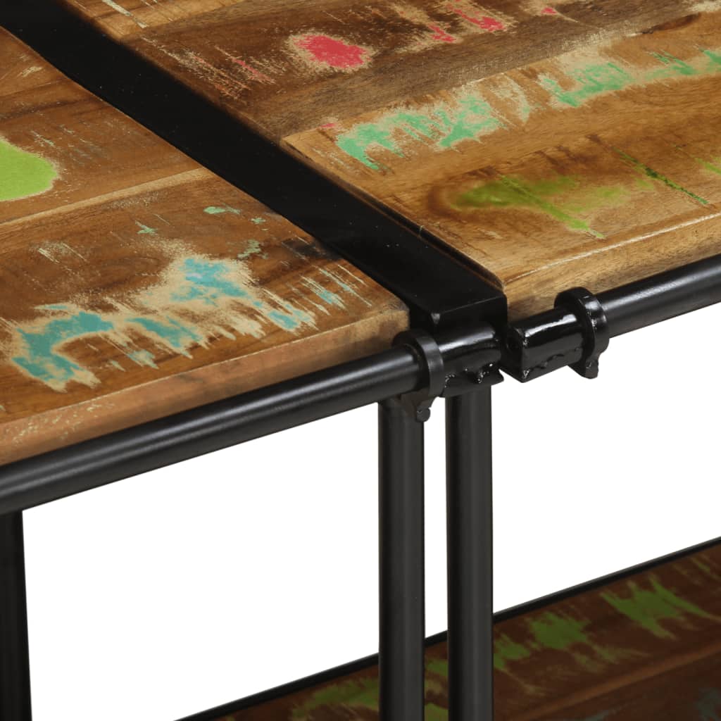 Tv stol puno reciklirano drvo - 200 x 42 x 40 cm, 1, puno reciklirano drvo - number 7.