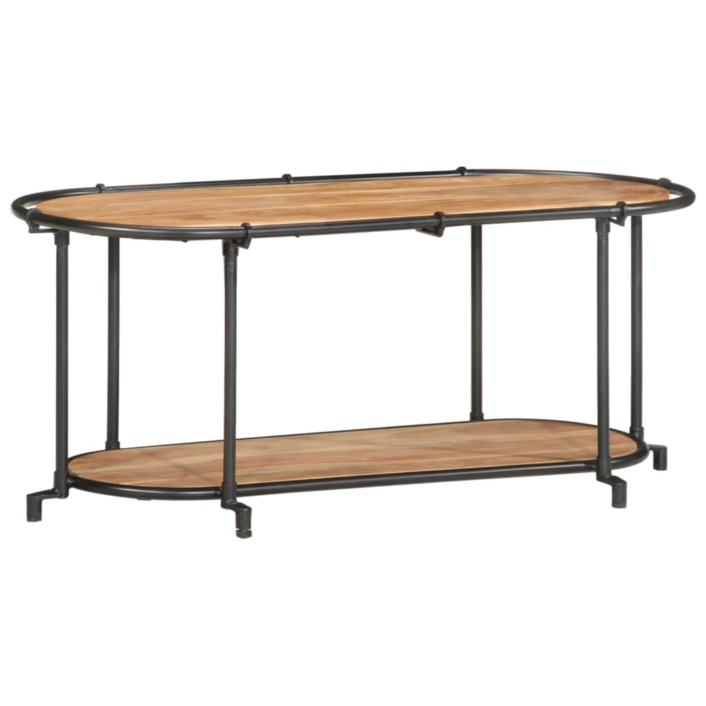 Tv-bord - 100 x 42 x 40 cm, 1, massivt akacietræ - number 1.