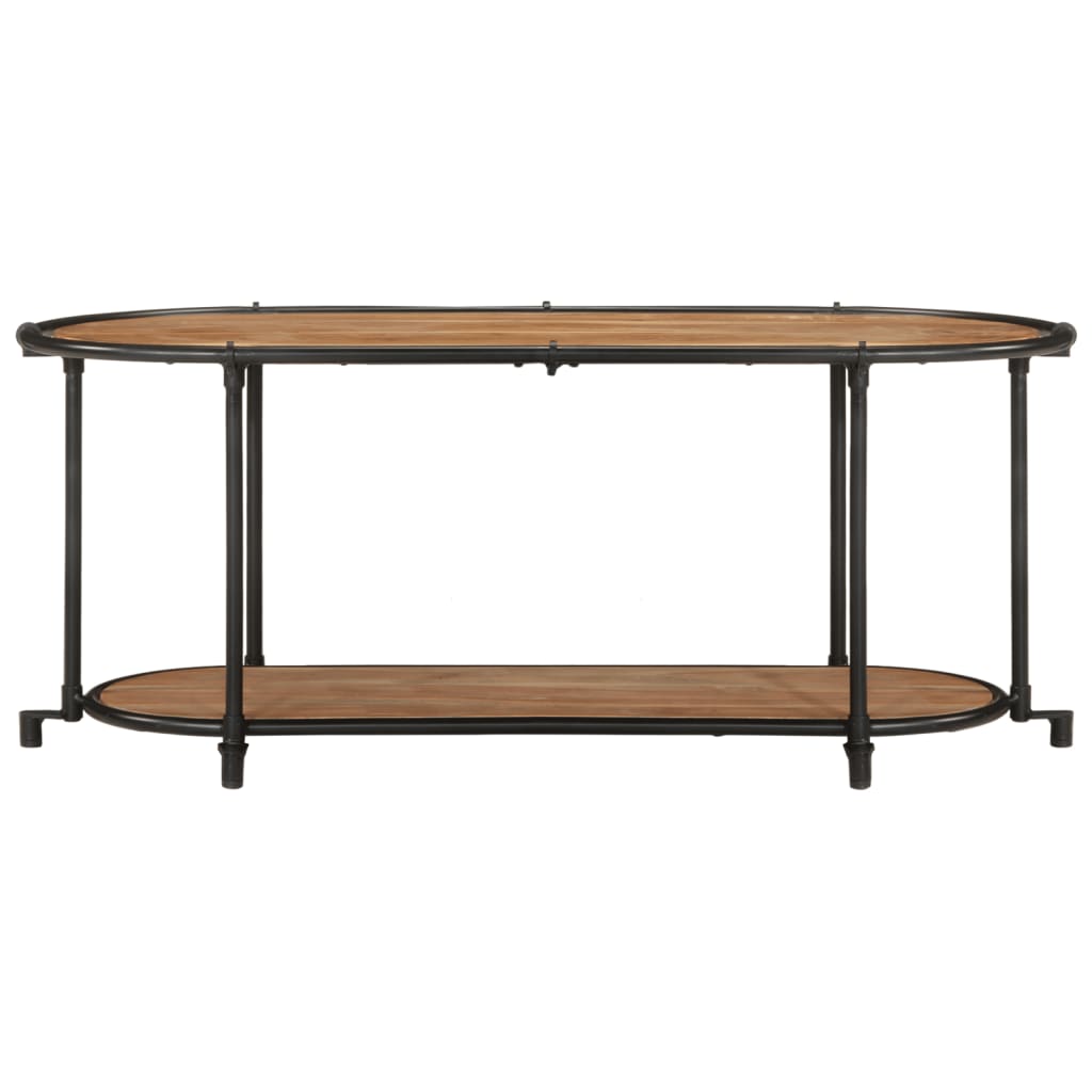 Tv-bord - 100 x 42 x 40 cm, 1, massivt akacietræ - number 4.