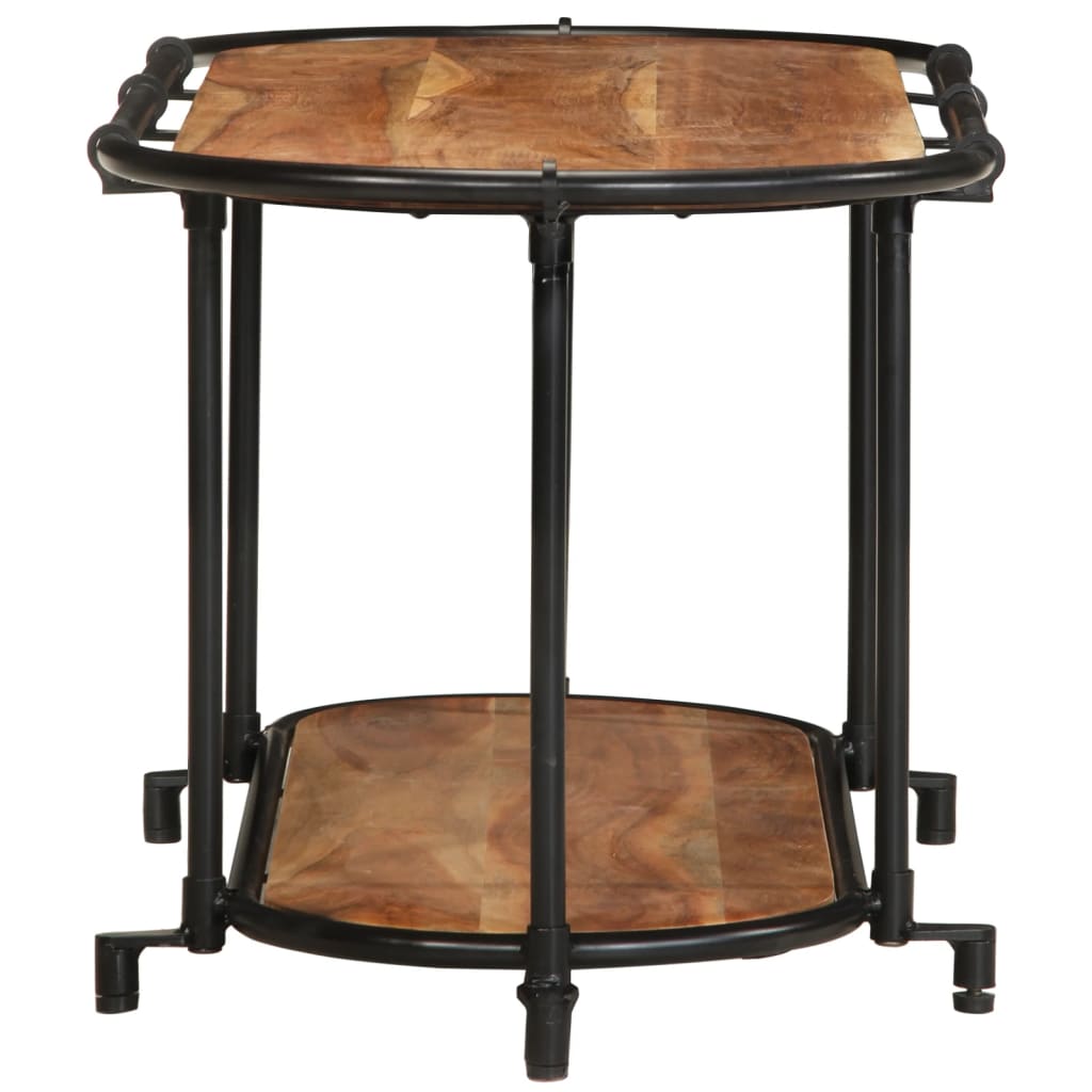 Tv-bord - 100 x 42 x 40 cm, 1, massivt akacietræ - number 5.