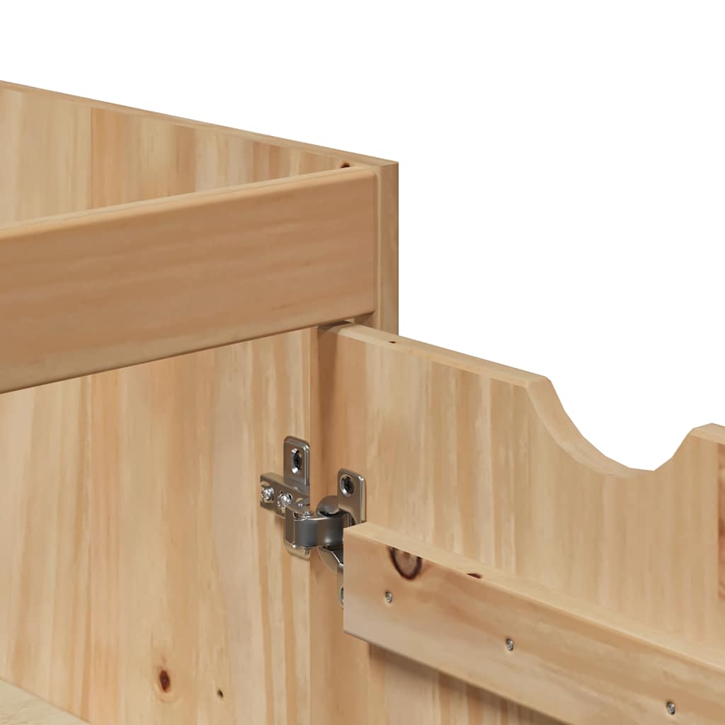 Underskab til håndvask otta 59x40x80 cm massivt fyrretræ - number 8.