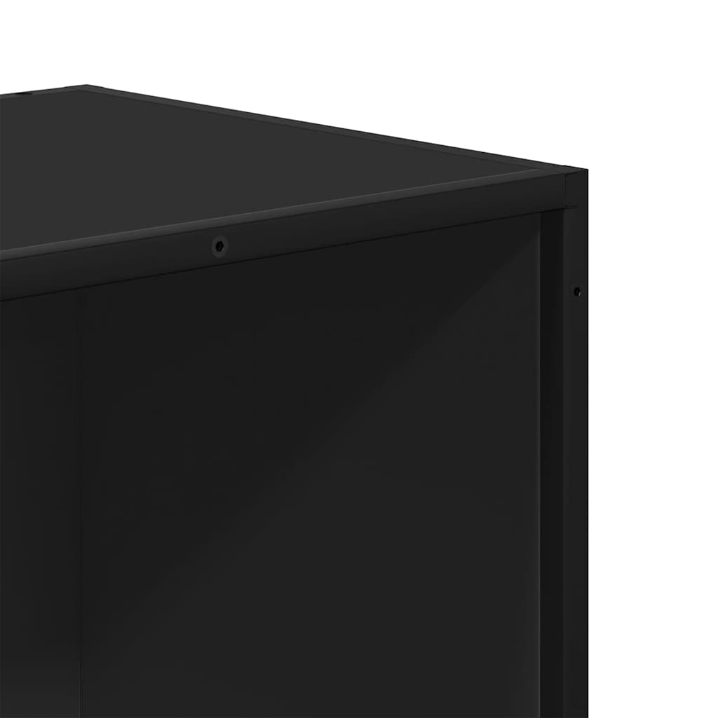 Bokhylle 60x35x139 cm konstruert tre - svart, 1, 139 cm, 60 cm - number 7.