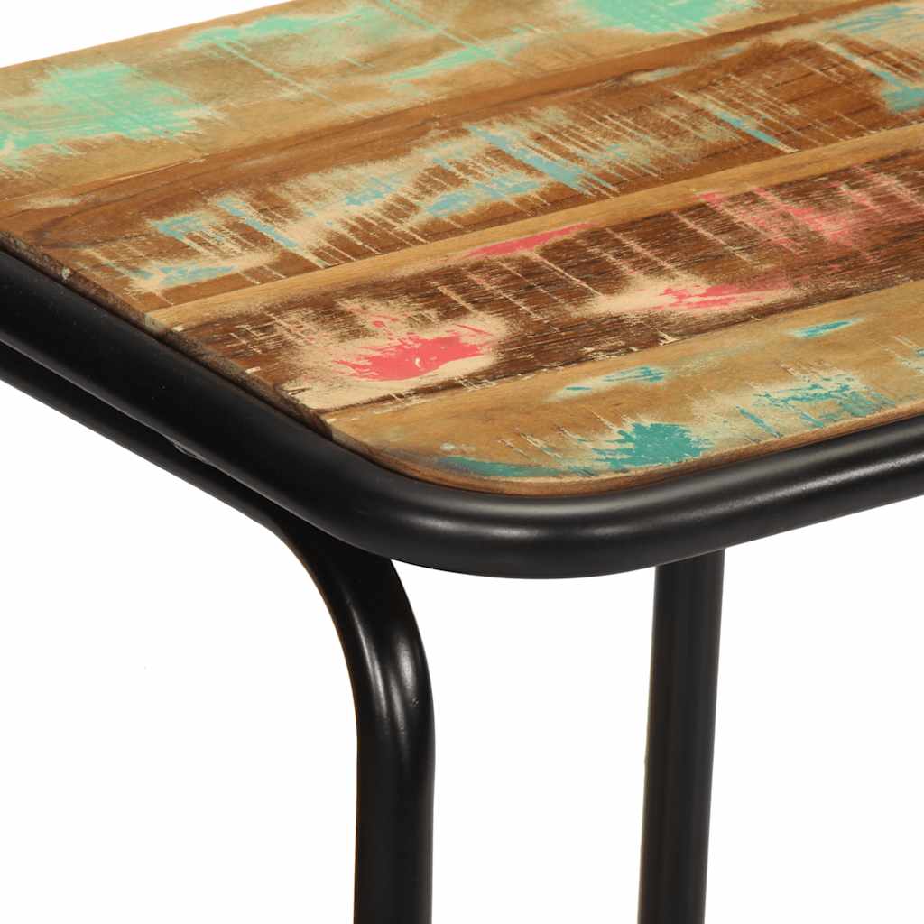 Barkrakker pc -er. 46x35,5x80 cm solid resirkulering av tre - 46 x 35,5 x 80 cm, 2, fast resirkulert tre - number 6.