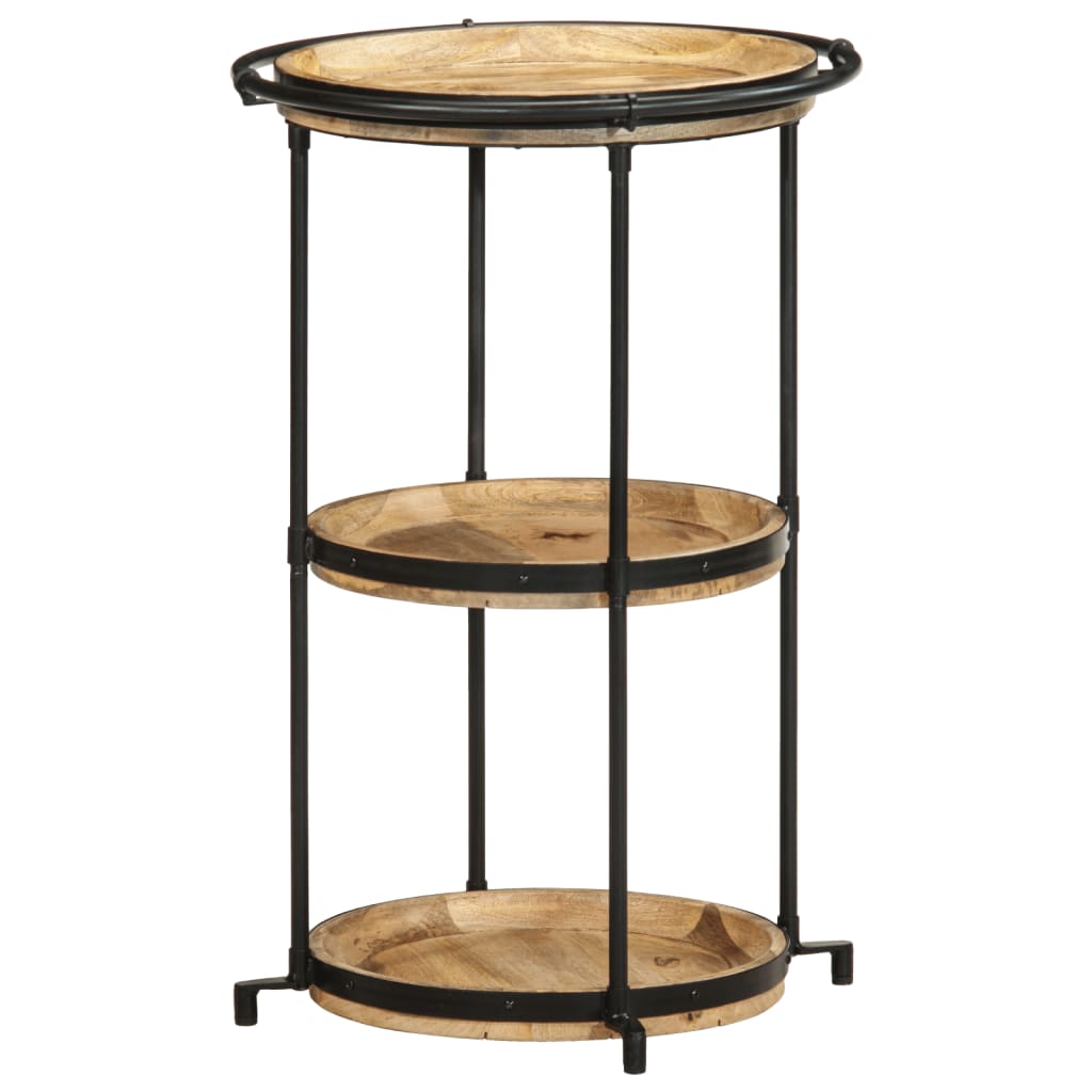 Stolik pomocniczy ø55x83 cm lite drewno mango - number 1.