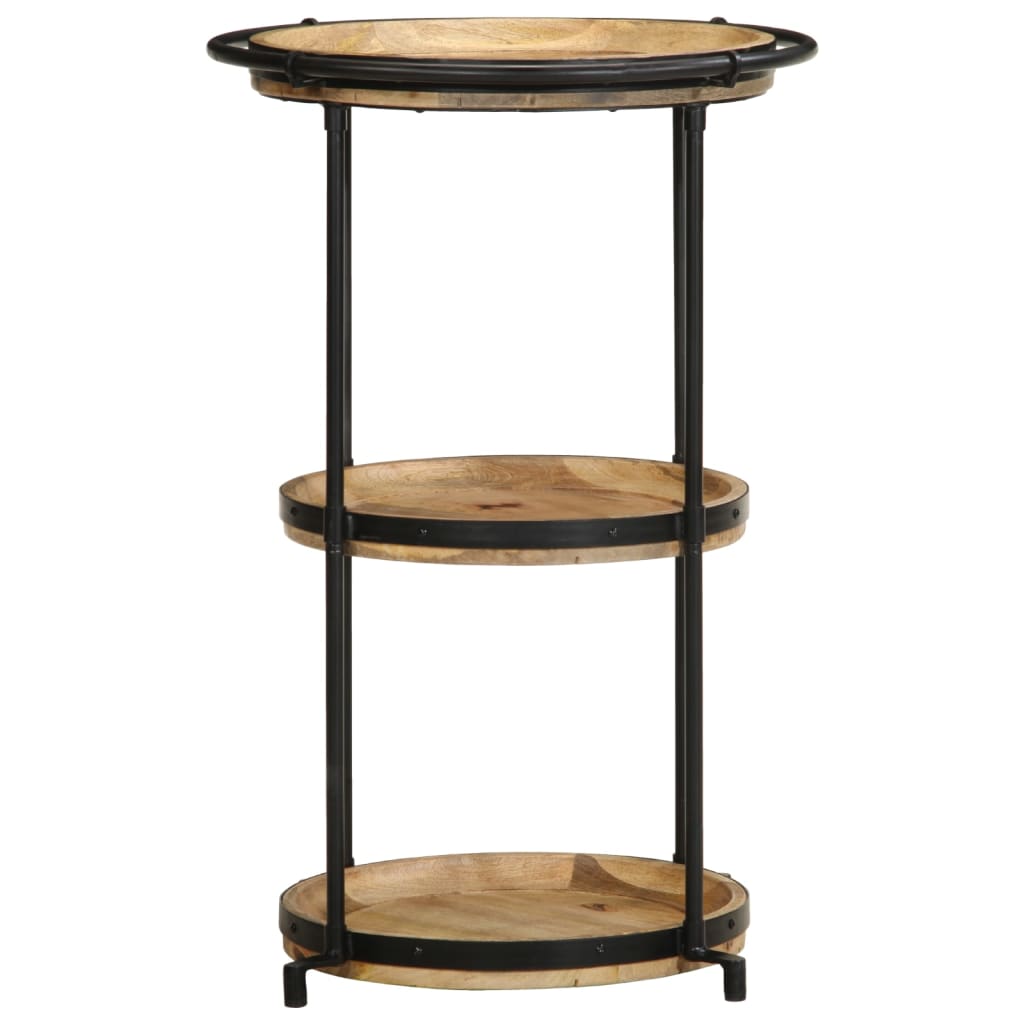 Stolik pomocniczy ø55x83 cm lite drewno mango - number 4.