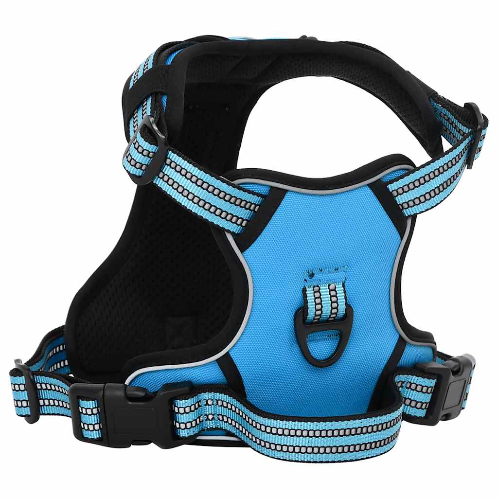 Harnais pour chien avec bandes réfléchissantes, taille réglable - bleu, l - number 2.