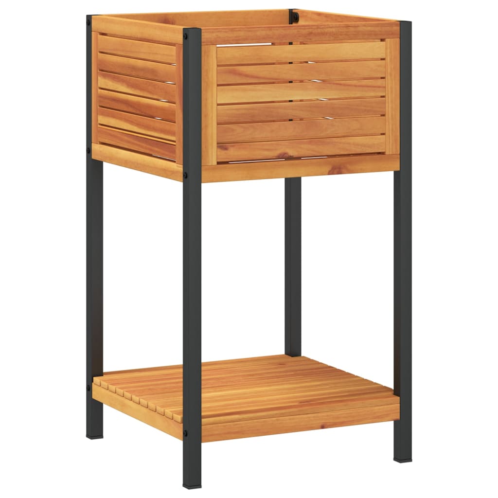 Biljivna kutija sa polovanje čoliko acacia drvo i kolika - 45 x 45 x 80 cm, 1 - number 2.