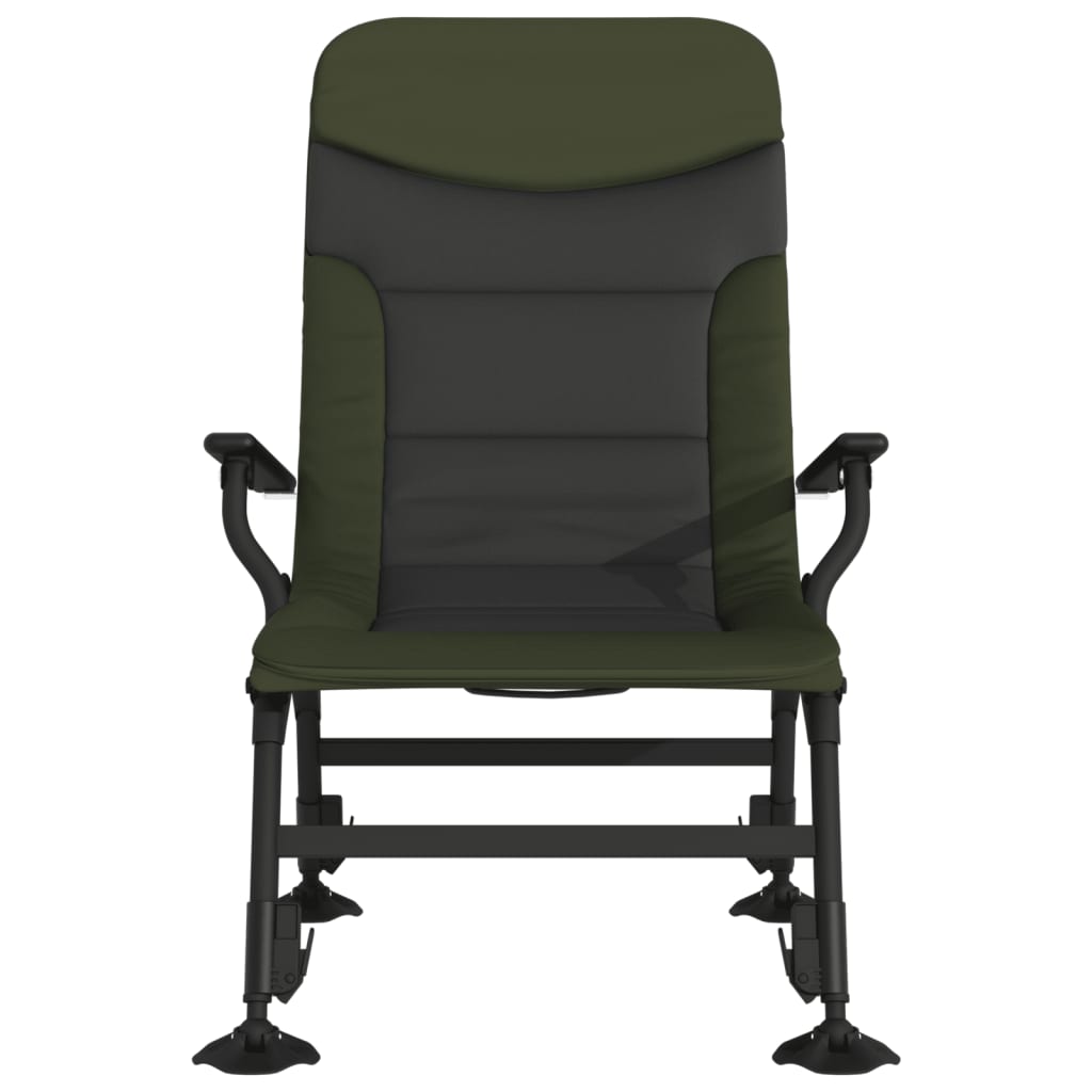 Fiskestol med armlæn foldbar - grøn, 1 - number 3.
