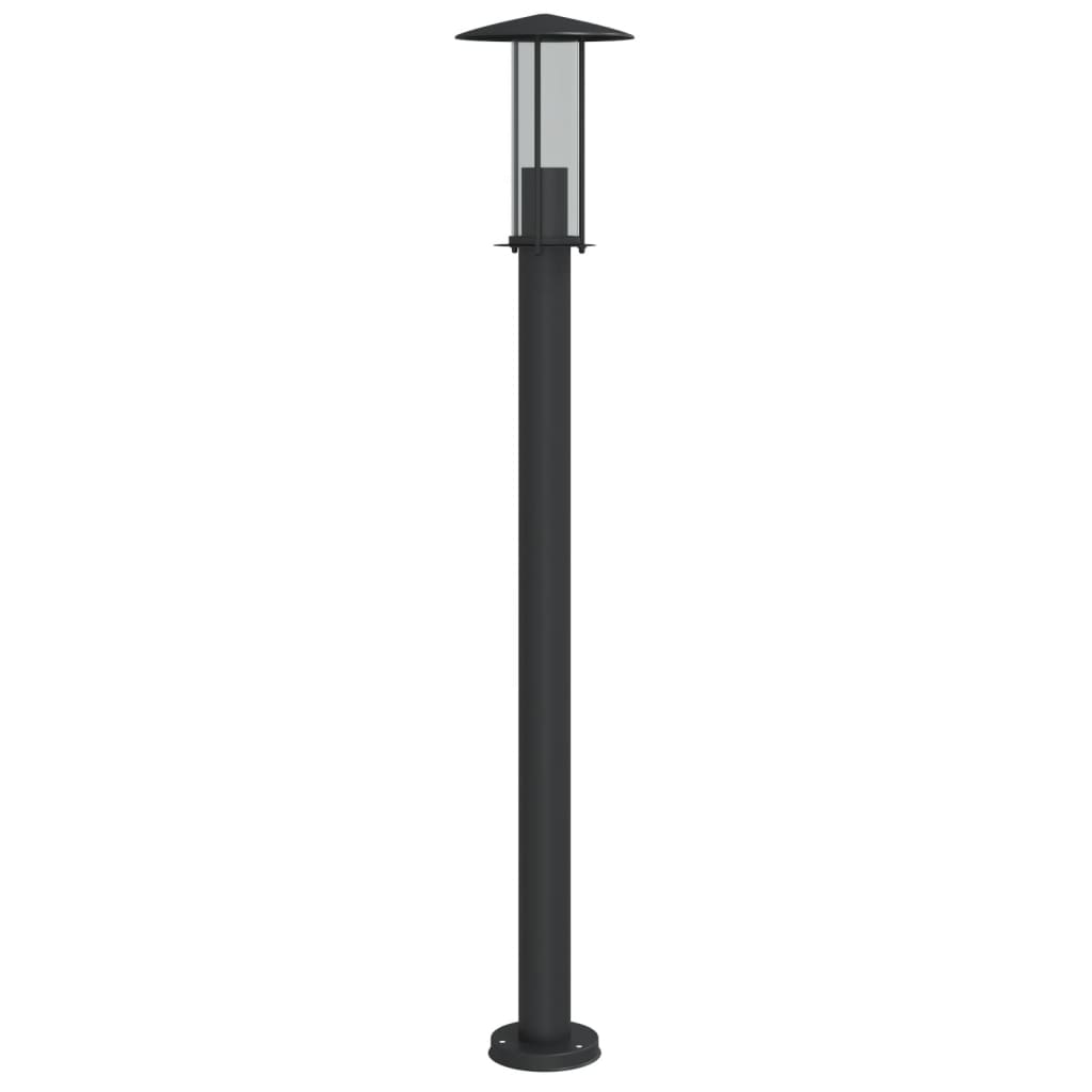 Lampadaire d'extérieur 100 cm en acier inoxydable - noir, 1, , ooo 1 - number 2.