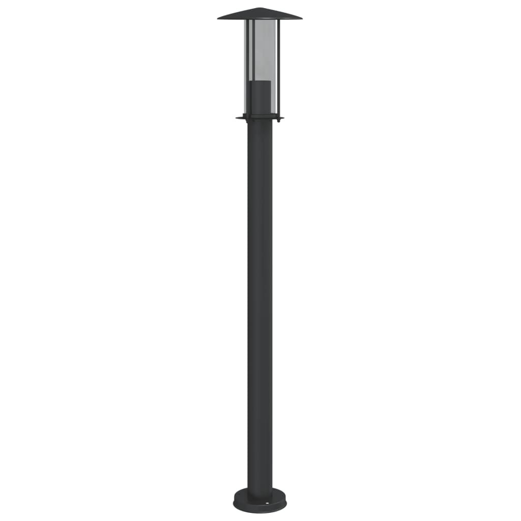Lampadaire d'extérieur 100 cm en acier inoxydable - noir, 1, , ooo 1 - number 6.