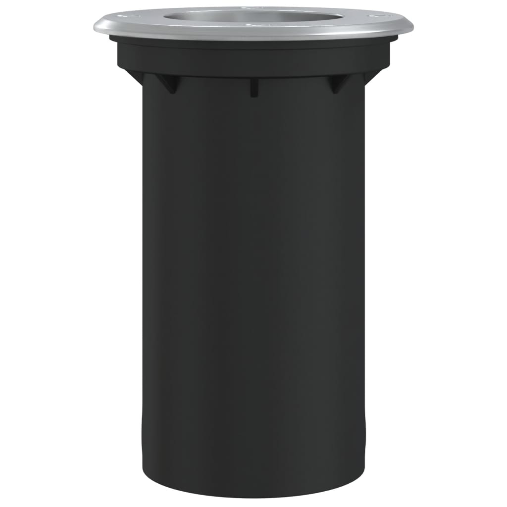 Burial spot 10.5x10.5 cm round die-cast aluminum black - number 4.